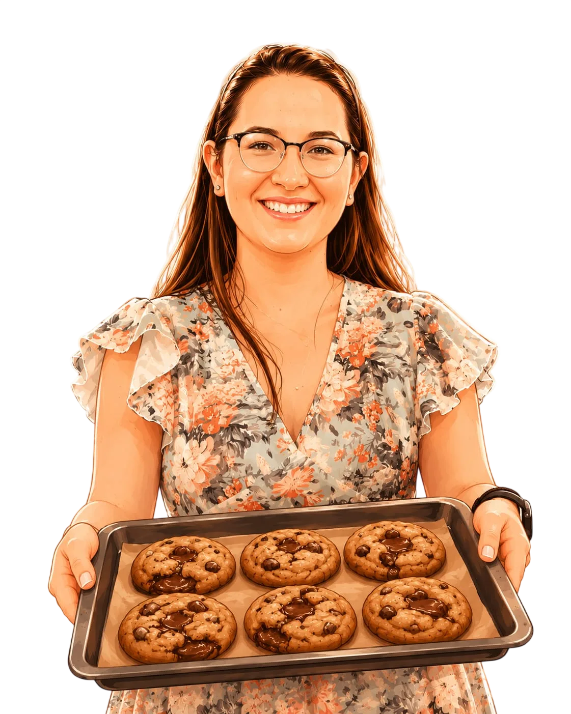 Cookies, baked with love.